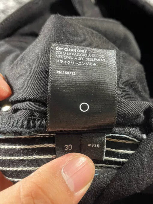 amiri watercolor half track jean