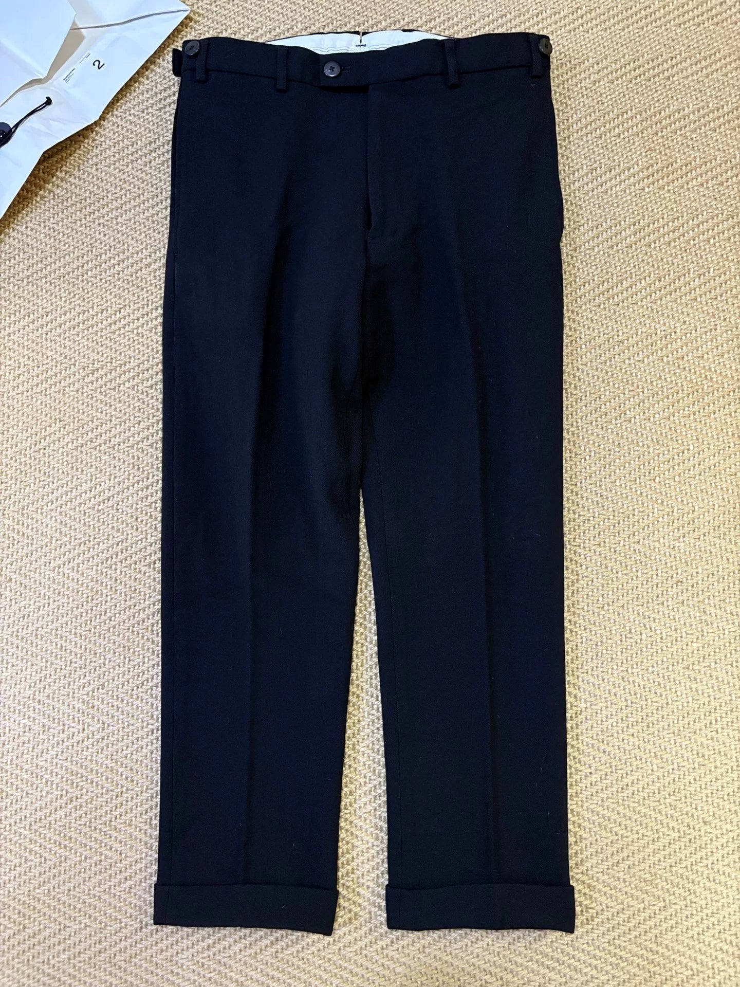 VISVIM HIGH-WATER SLACKS (WOOL)