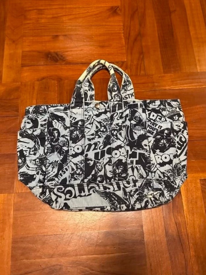 Hysteric Glamour Vintage Denim Tote Bag