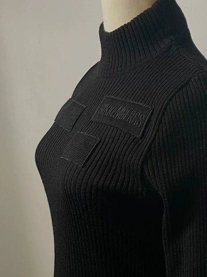 dirk bikkembergs high-neck wool sweater