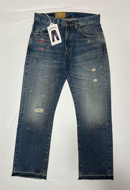 vintage distressed denim jeans by levi's