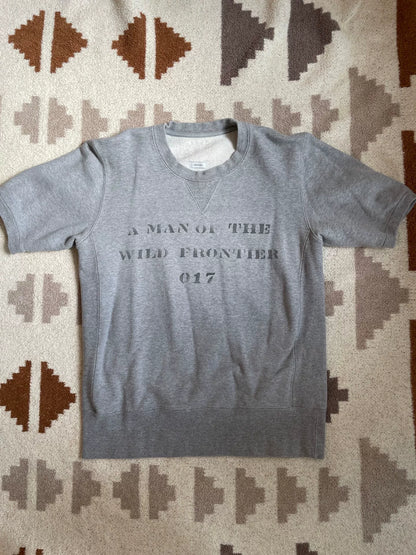 visvim Gray Short-Sleeve Sweatshirt Size 2