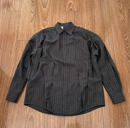n.hoolywood striped wool shirt size 36