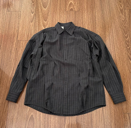 n.hoolywood striped wool shirt size 36