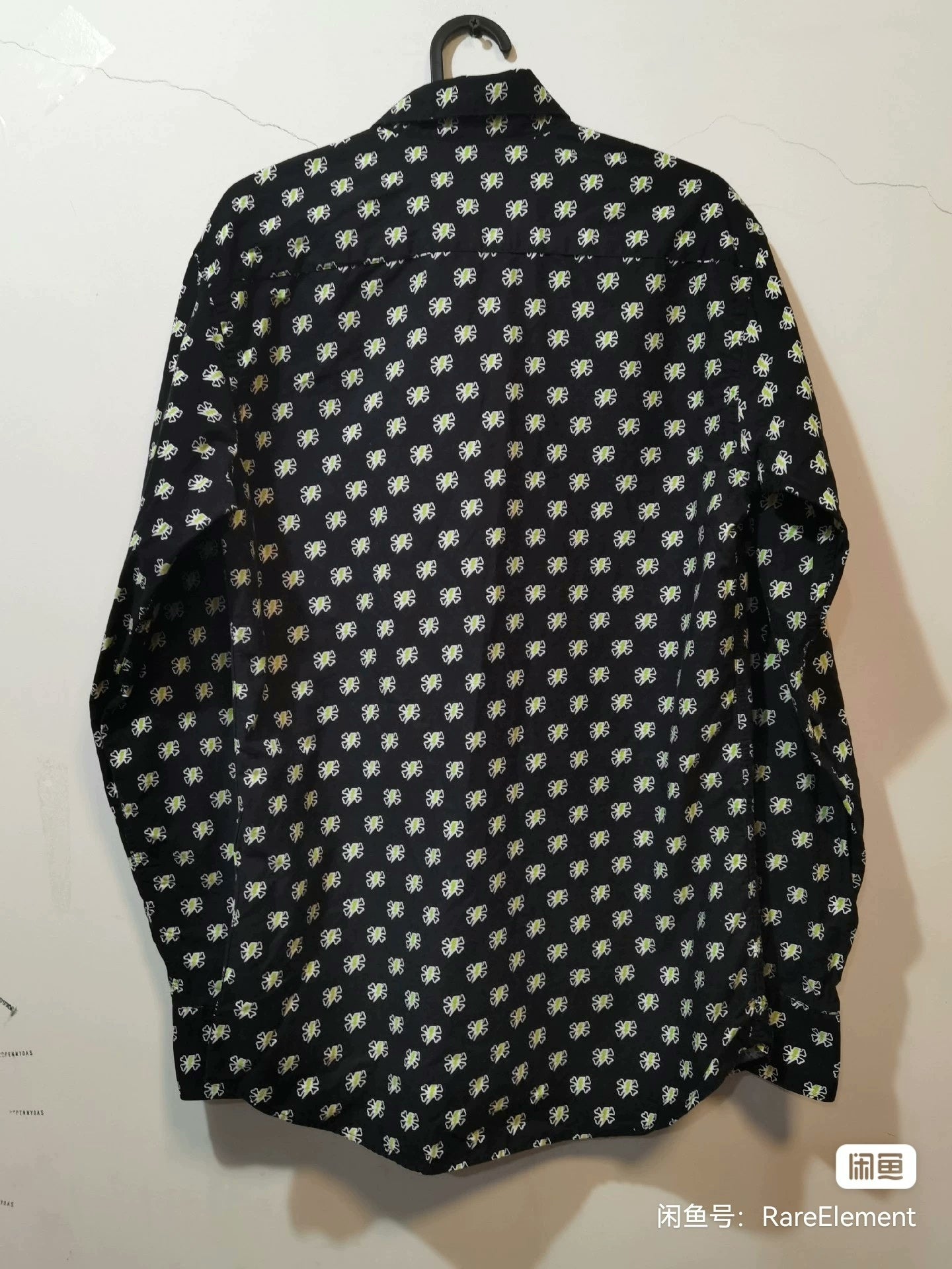 Undercover 01SS Vintage Bone Lightning Shirt