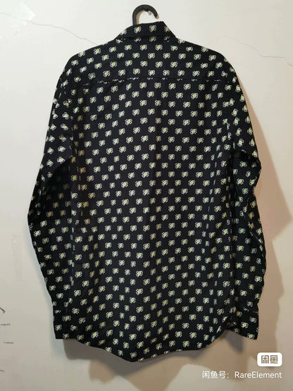 Undercover 01SS Vintage Bone Lightning Shirt