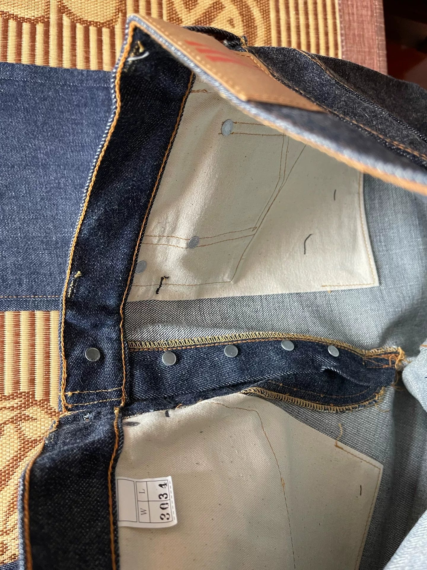 Warehouse 1100 1960s Raw Denim Jeans