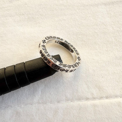 chrome hearts narrow cross eternal ring US6