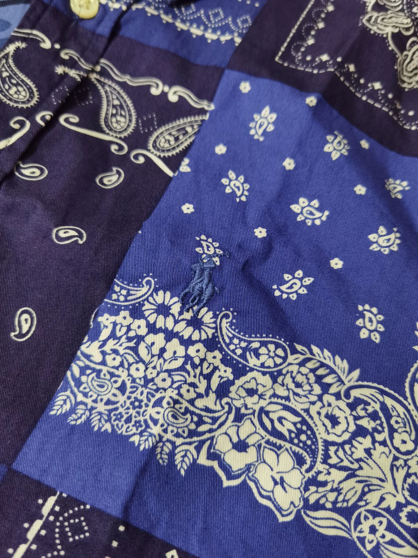 RRL Ralph Lauren Bandana Patchwork Shirt