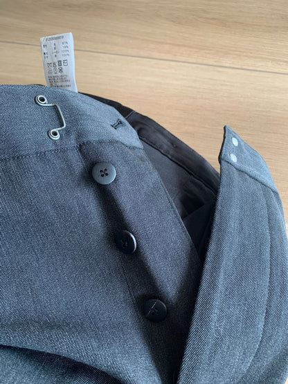 VISVIM 25AW Wool-Linen Parisian Button Trousers