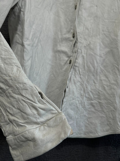 avant-garde leather shirt by Carpe Diem