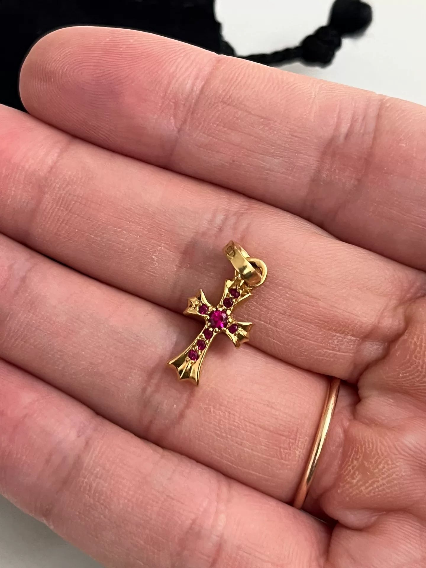Chrome Hearts Babyfat Ruby Pendant
