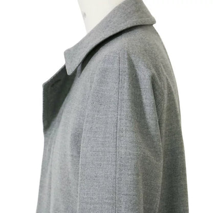elegant short gray driving jacket for autumn
