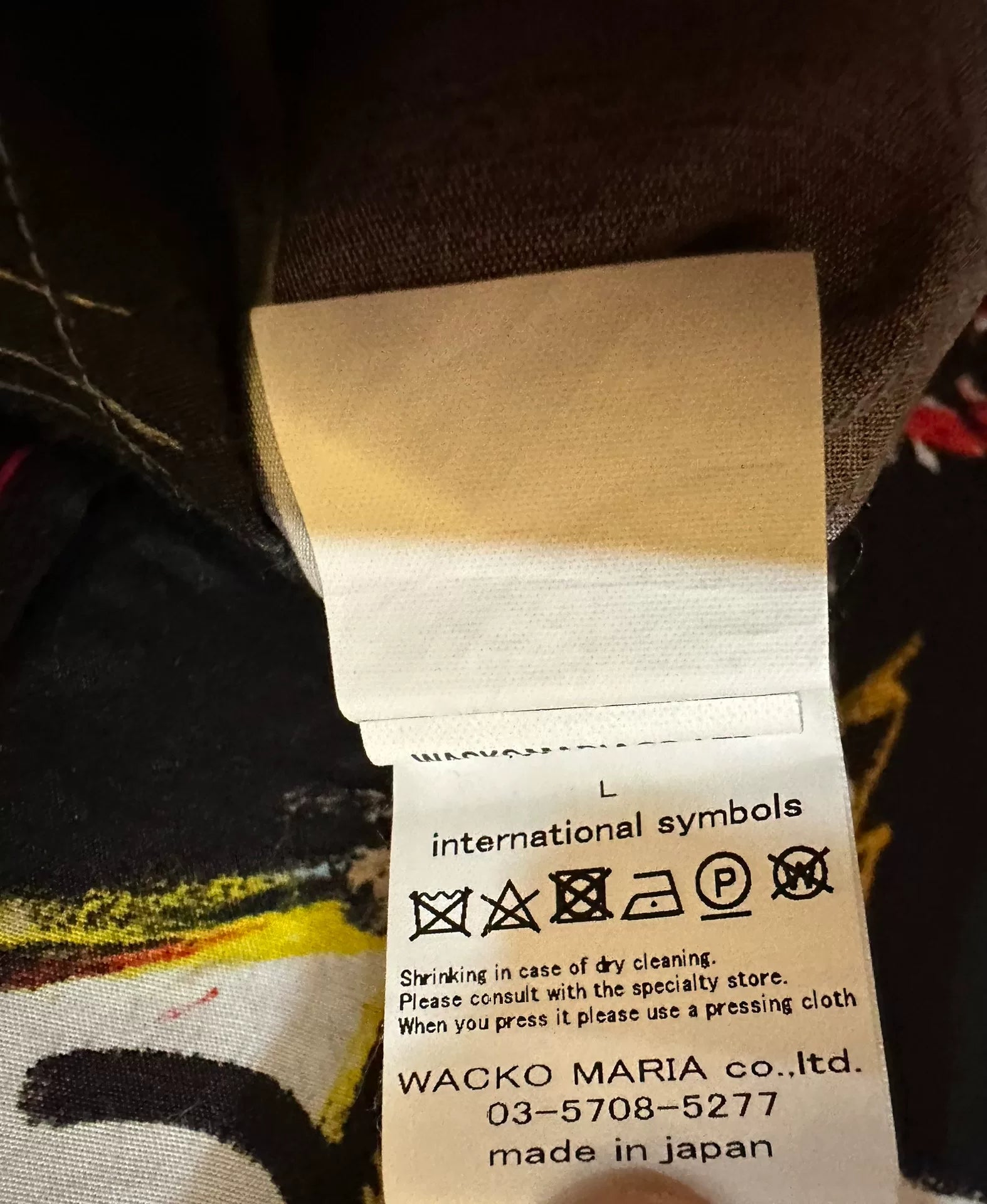 Wacko Maria BASQUIAT Graffiti Shirt