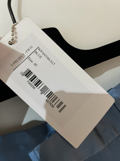 y project Wrinkled Layered Silk Pants