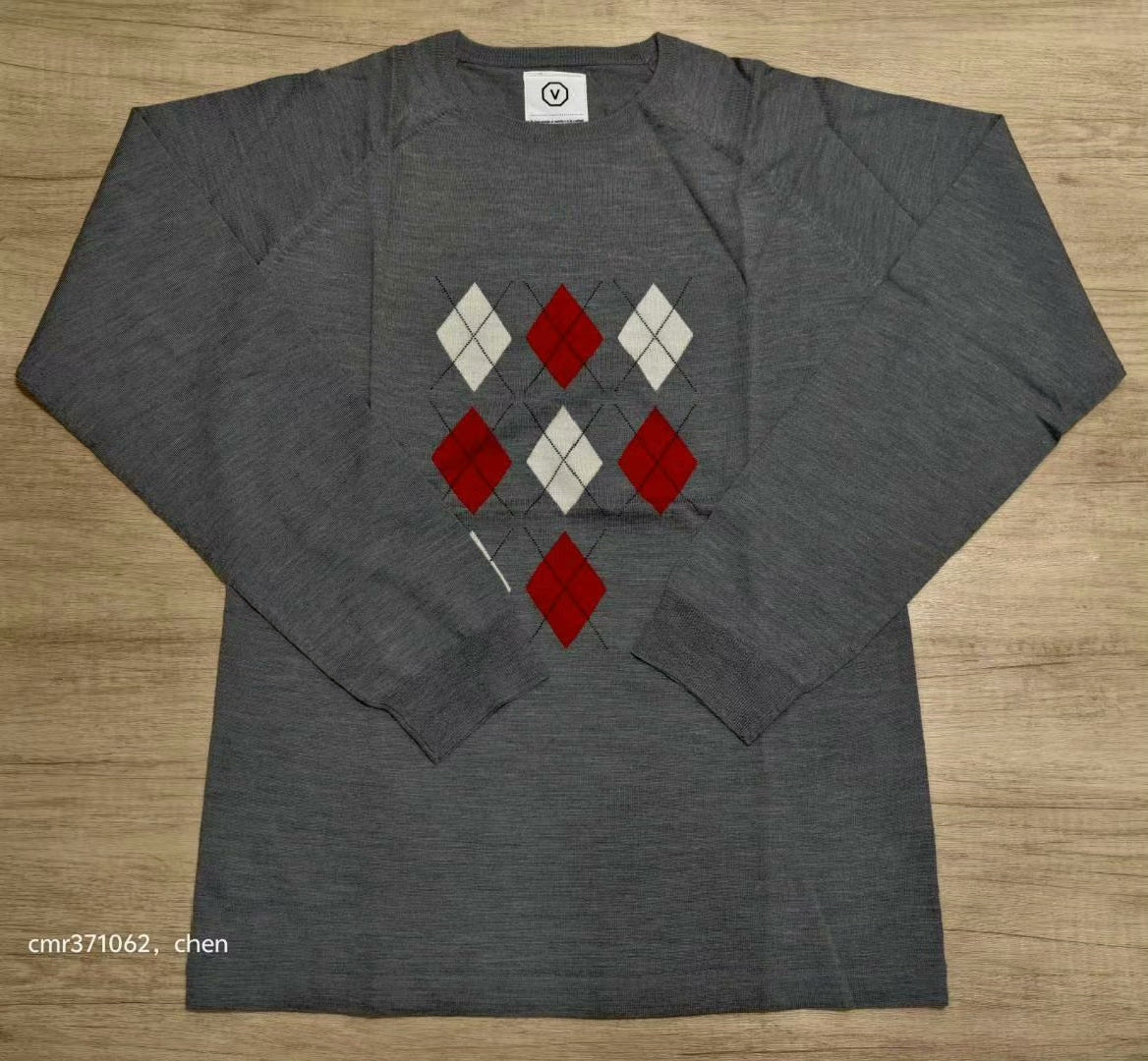 visvim diamante crew neck knit
