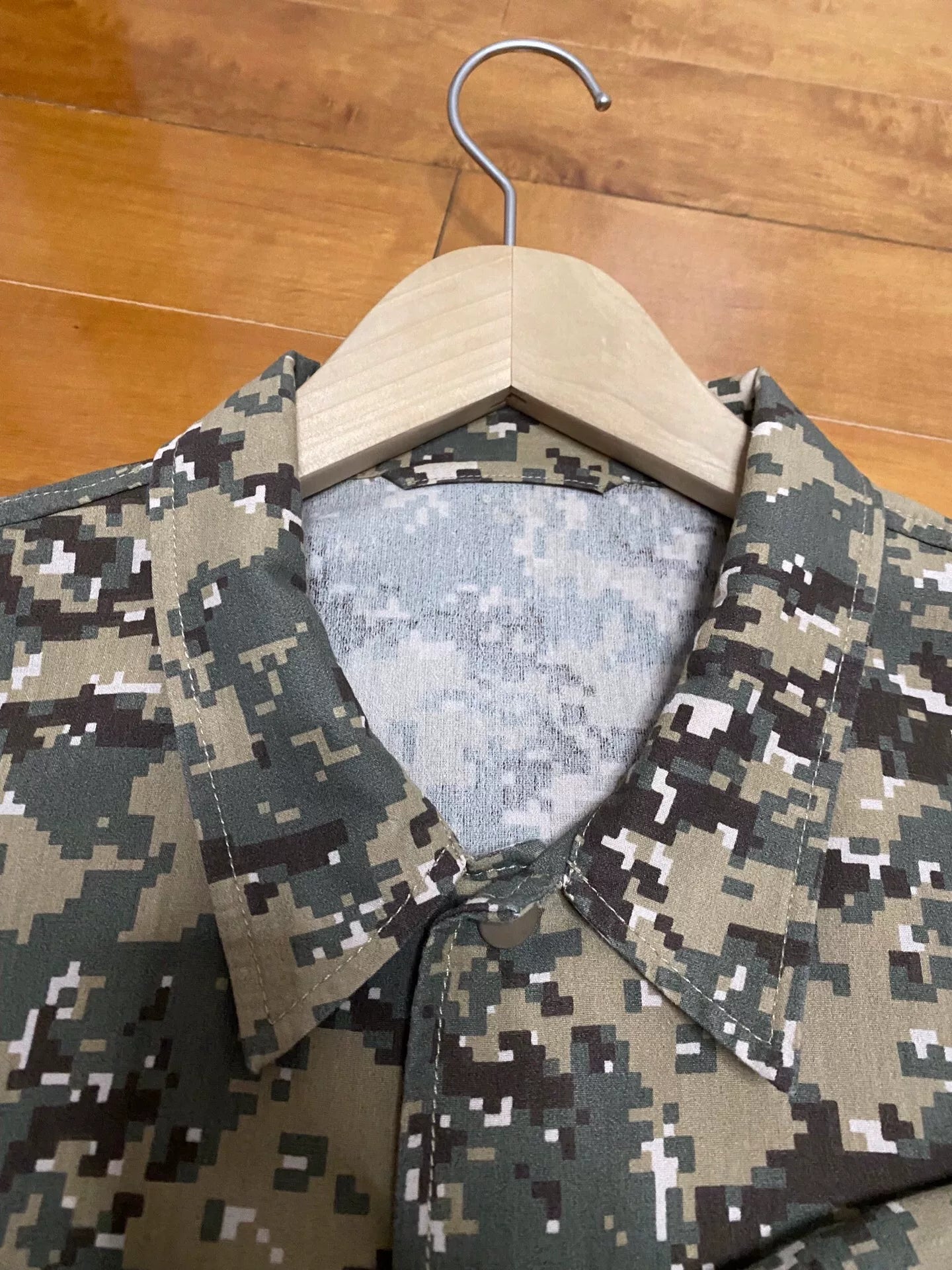 camo military style oversized jacket