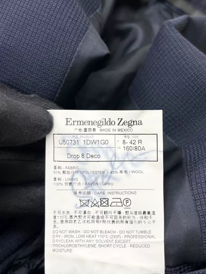 Ermenegildo Zegna Wool Blend Suit Jacket