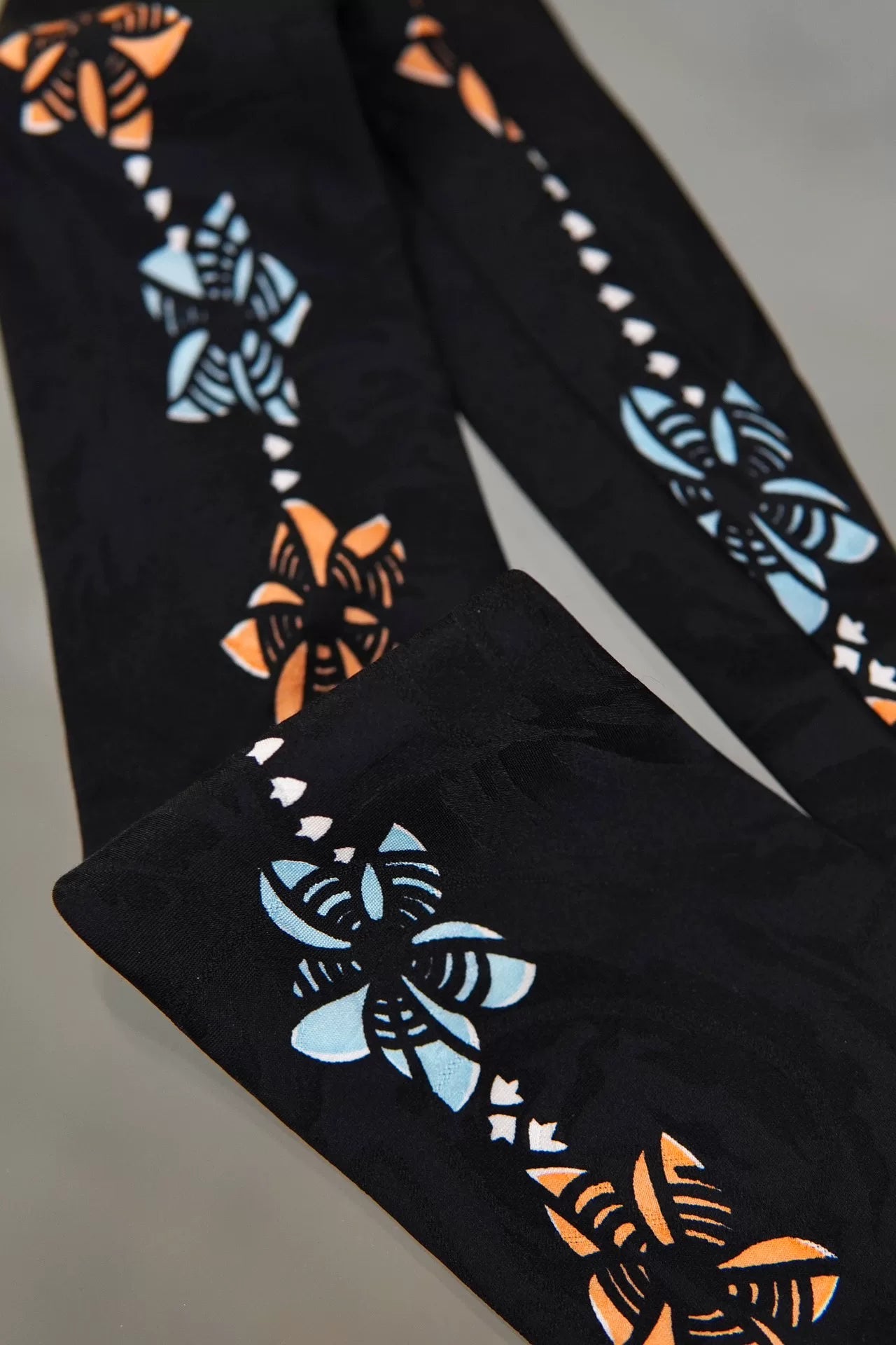 Yohji Yamamoto 90s Pinwheel Floral Tie