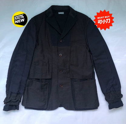 stylish navy wool jacket by kolor