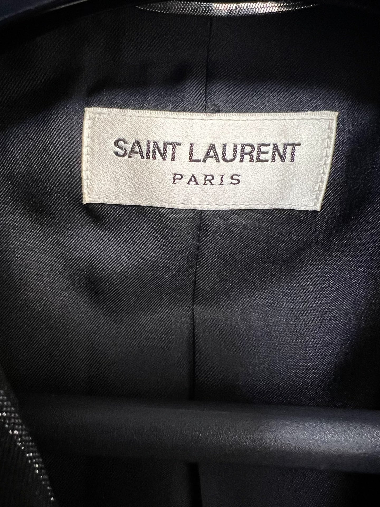 Saint Laurent Double-Breasted Pinstripe Blazer
