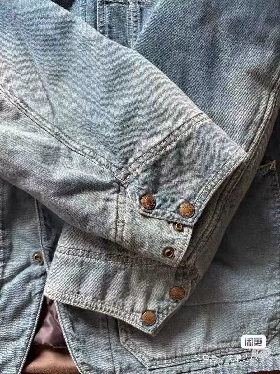 Kapital Corduroy Collar Denim Jacket