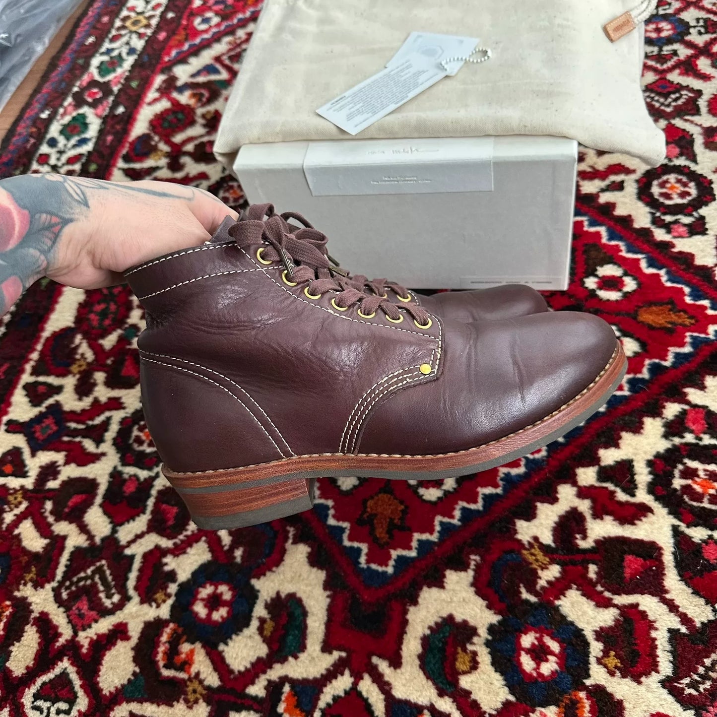 Visvim Brigadier Boots 18aw Size 8