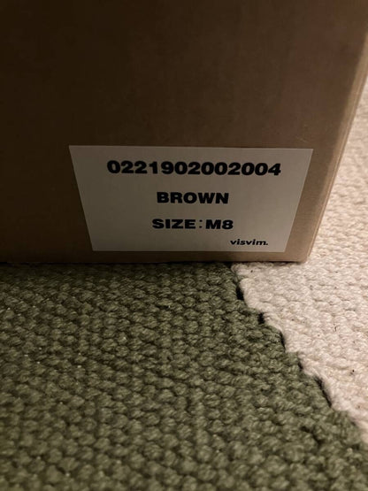 VISVIM T.W.O BOOTS F.I.L. Indigo M8