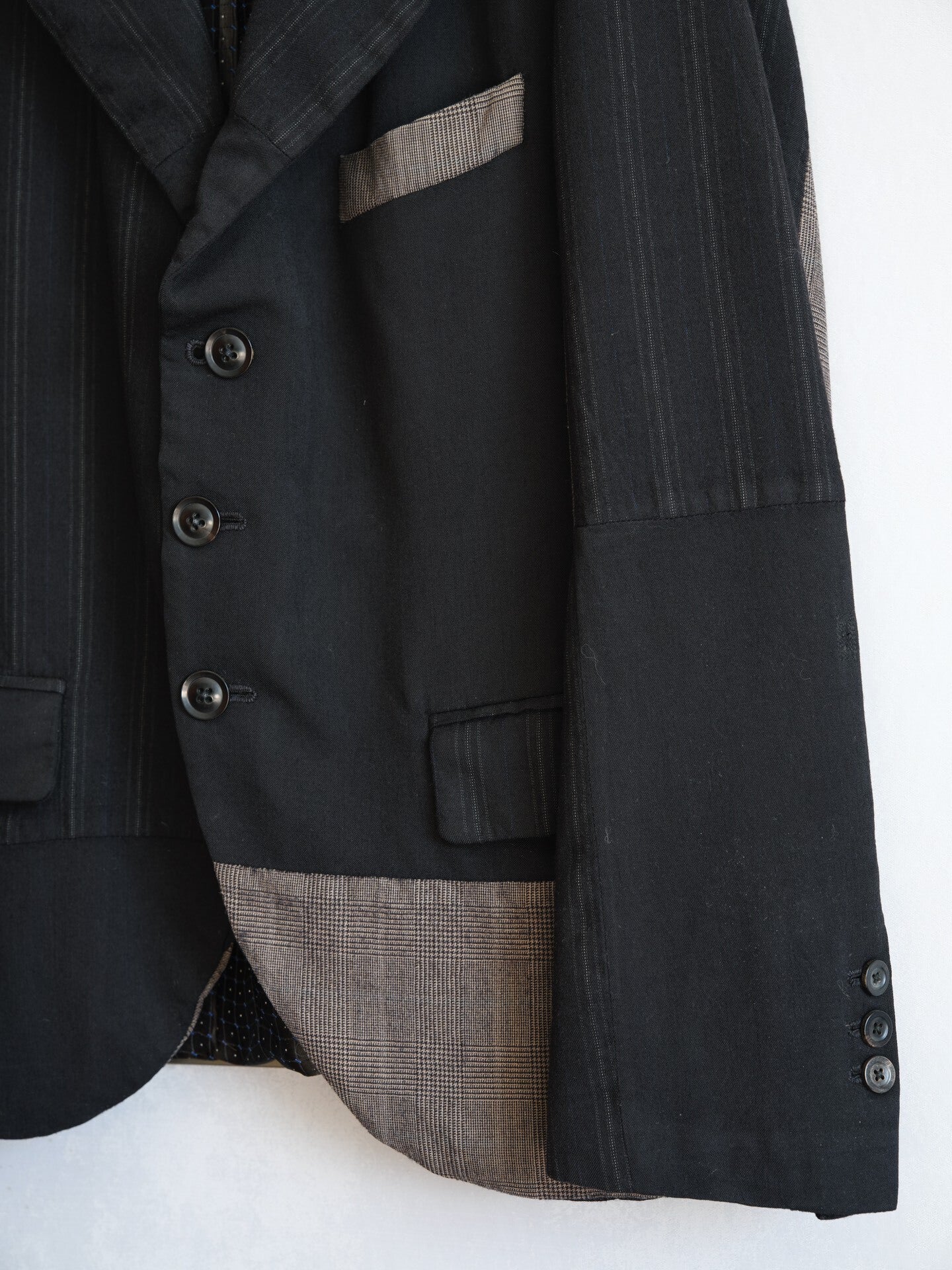 camouflage patterned wool blazer