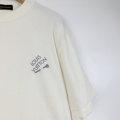 Louis Vuitton Chest Logo Embroidered Knit Tee