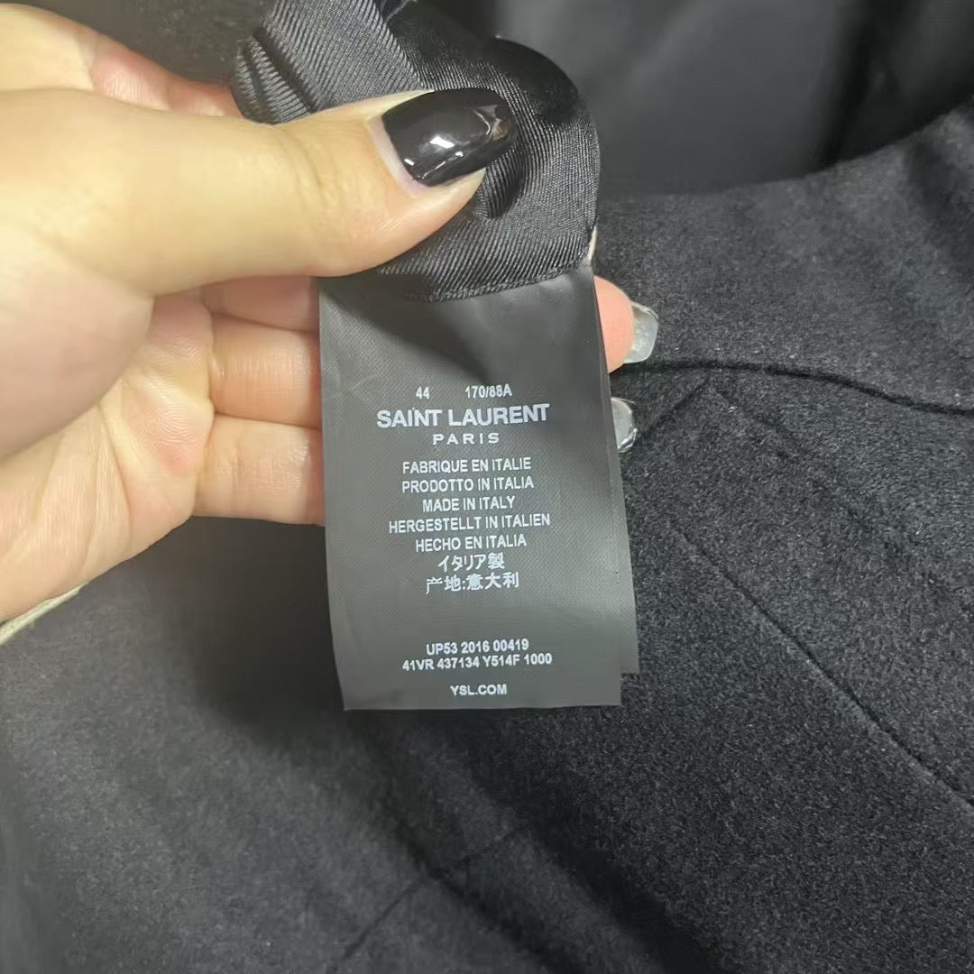 Saint Laurent Black Court Blazer