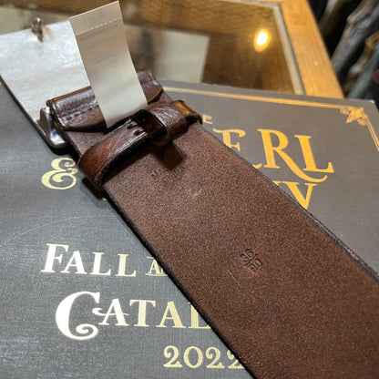 double rl ralph lauren leather belt