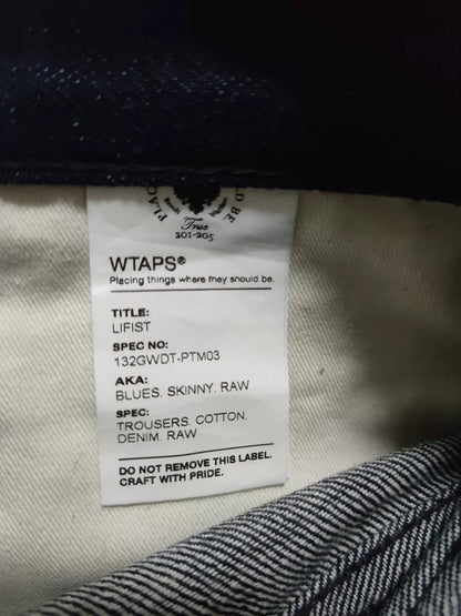 WTAPS 13AW Skinny Raw Denim Jeans