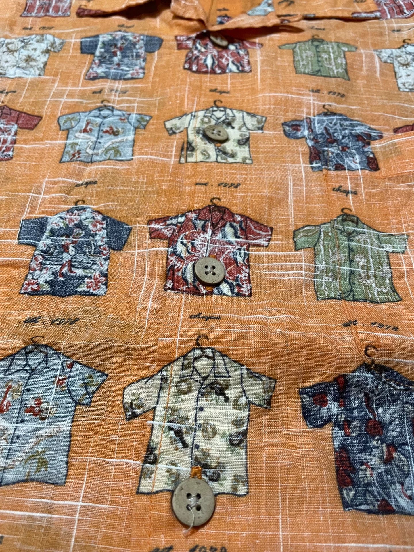 Ralph Lauren Vintage Cotton Linen Hawaiian T-Shirt
