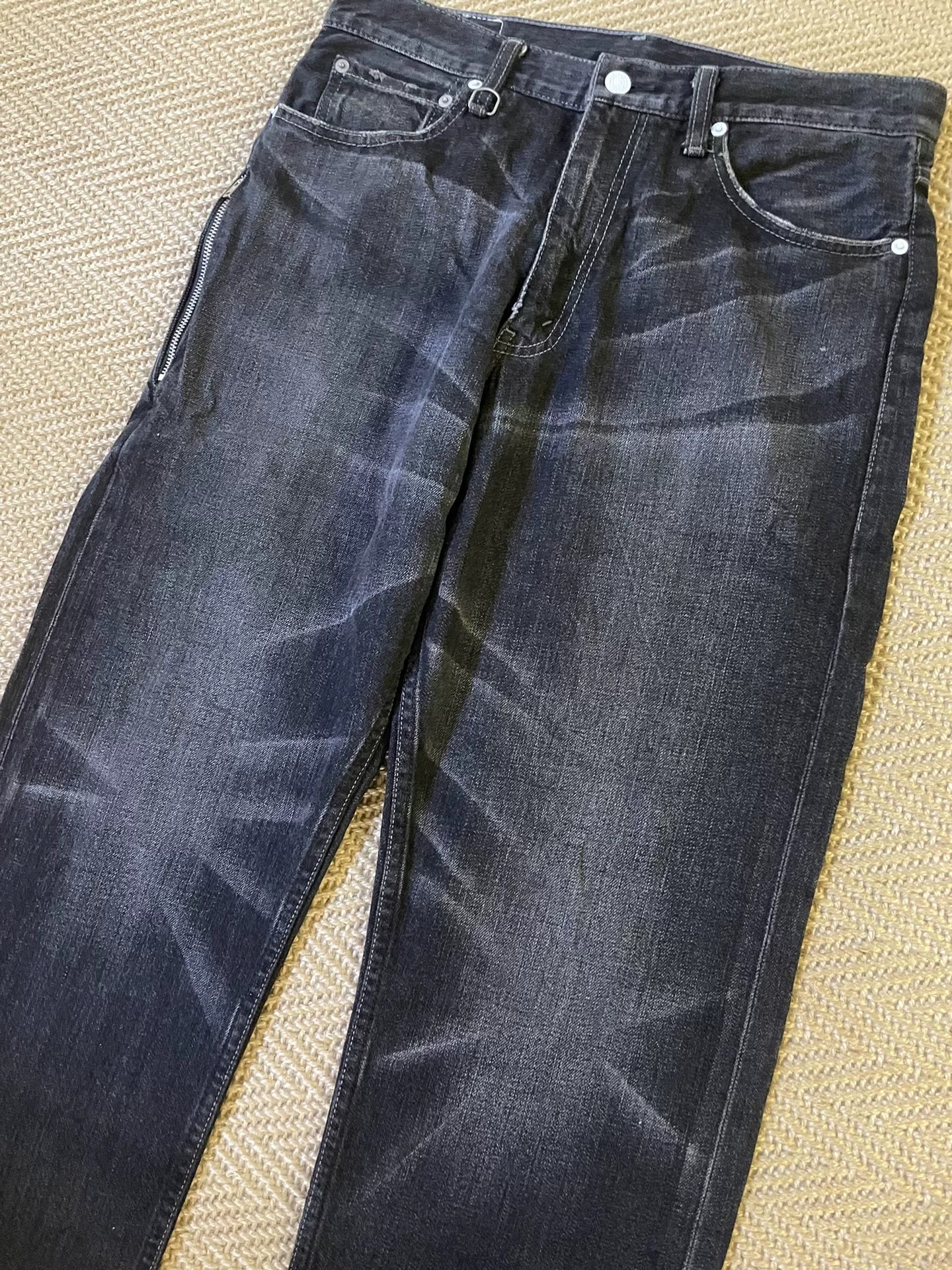 levis fenom heavy washed denim pants