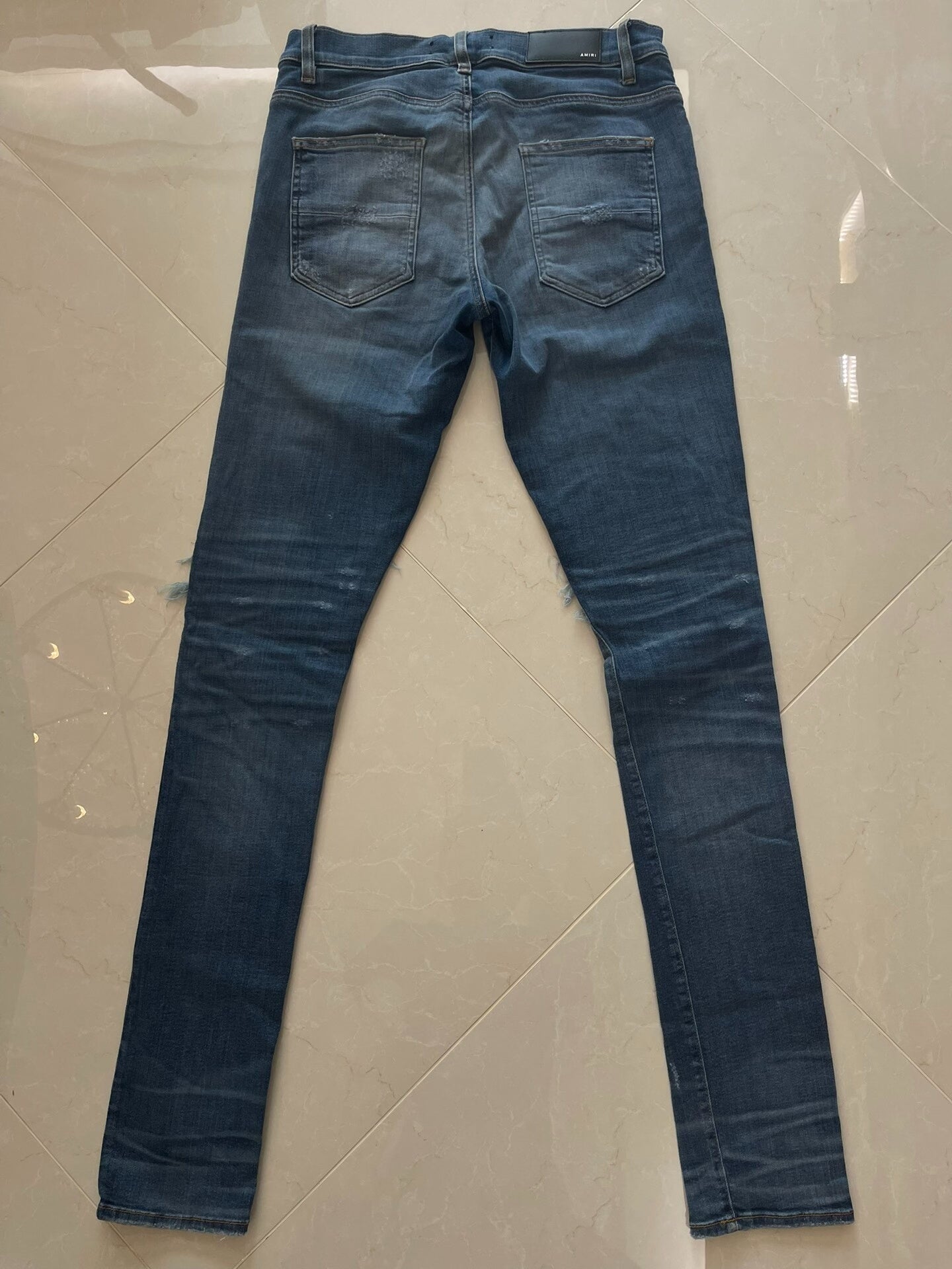 Amiri Blue Denim Shorts Size 31