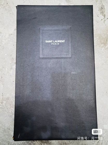 SAINT LAURENT SLP Men's Black Blue Sneakers