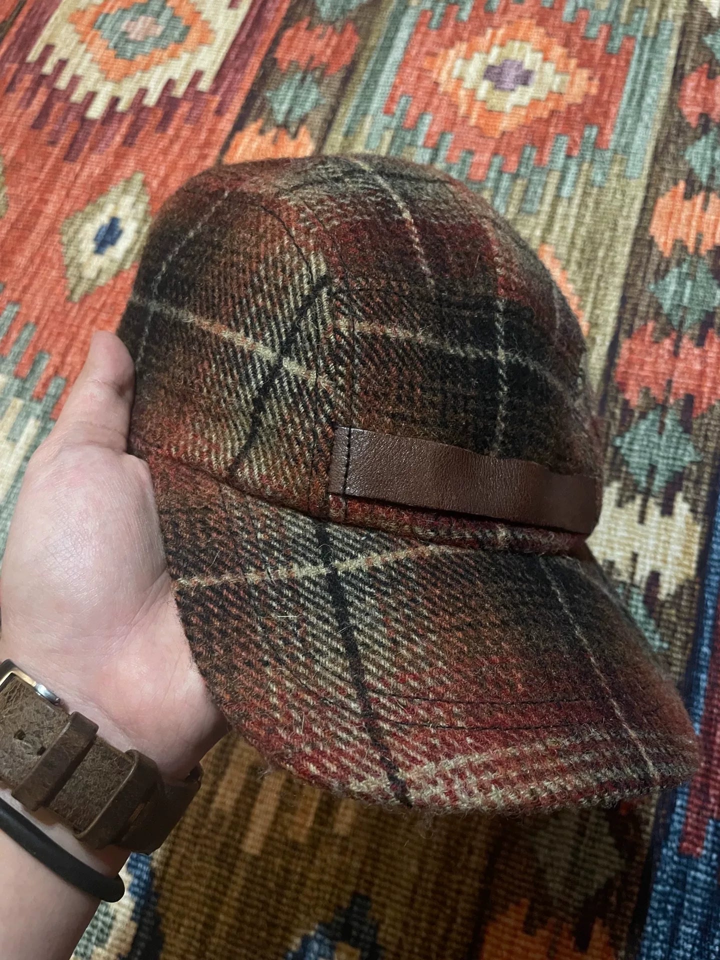 RRL Vintage Wool Flat Cap