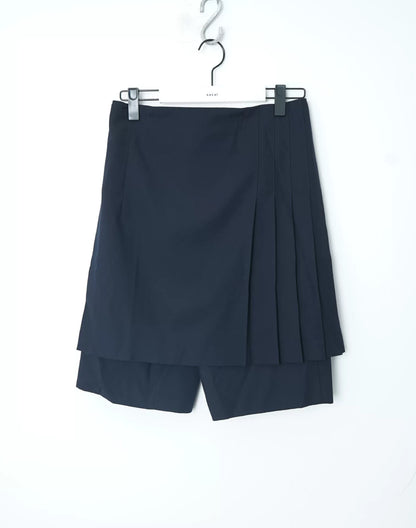 Comme des Garçons Double Pleated Wool Shorts