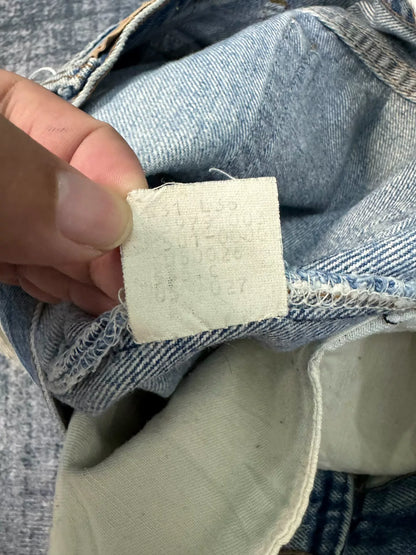Vintage Levi's 501 80s Washed Blue Jeans