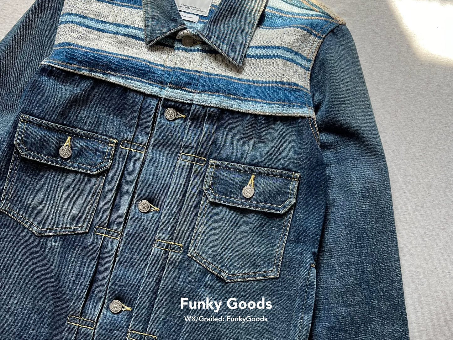 Visvim 101 Jkt Indigo Stripe Tokyo Exclusive
