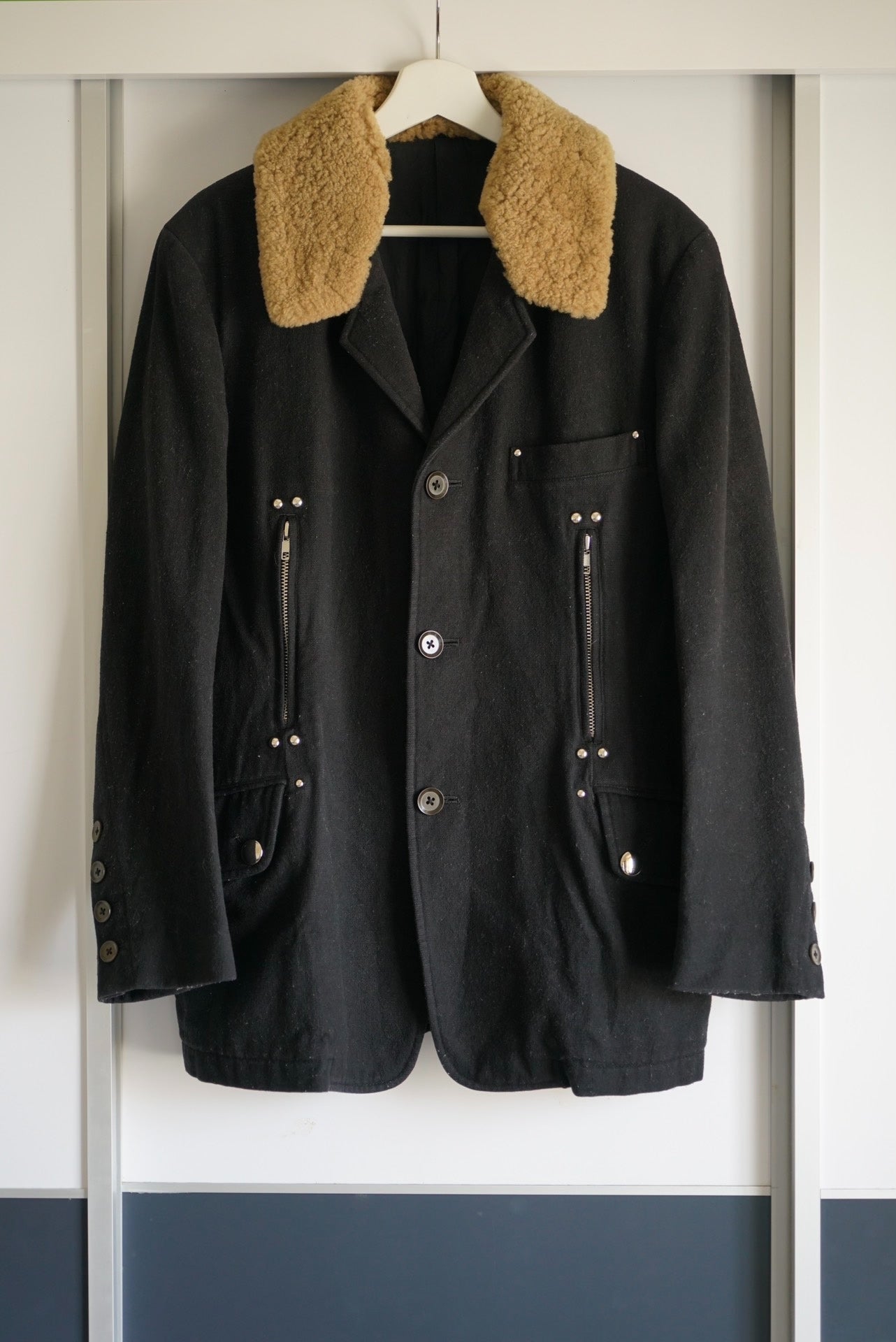 Yohji Yamamoto Zip Collar Blazer Jacket