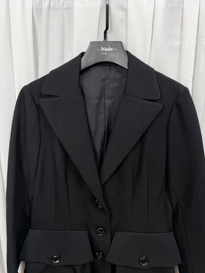 Yohji Yamamoto 23AW Waist-Cinched Jacket