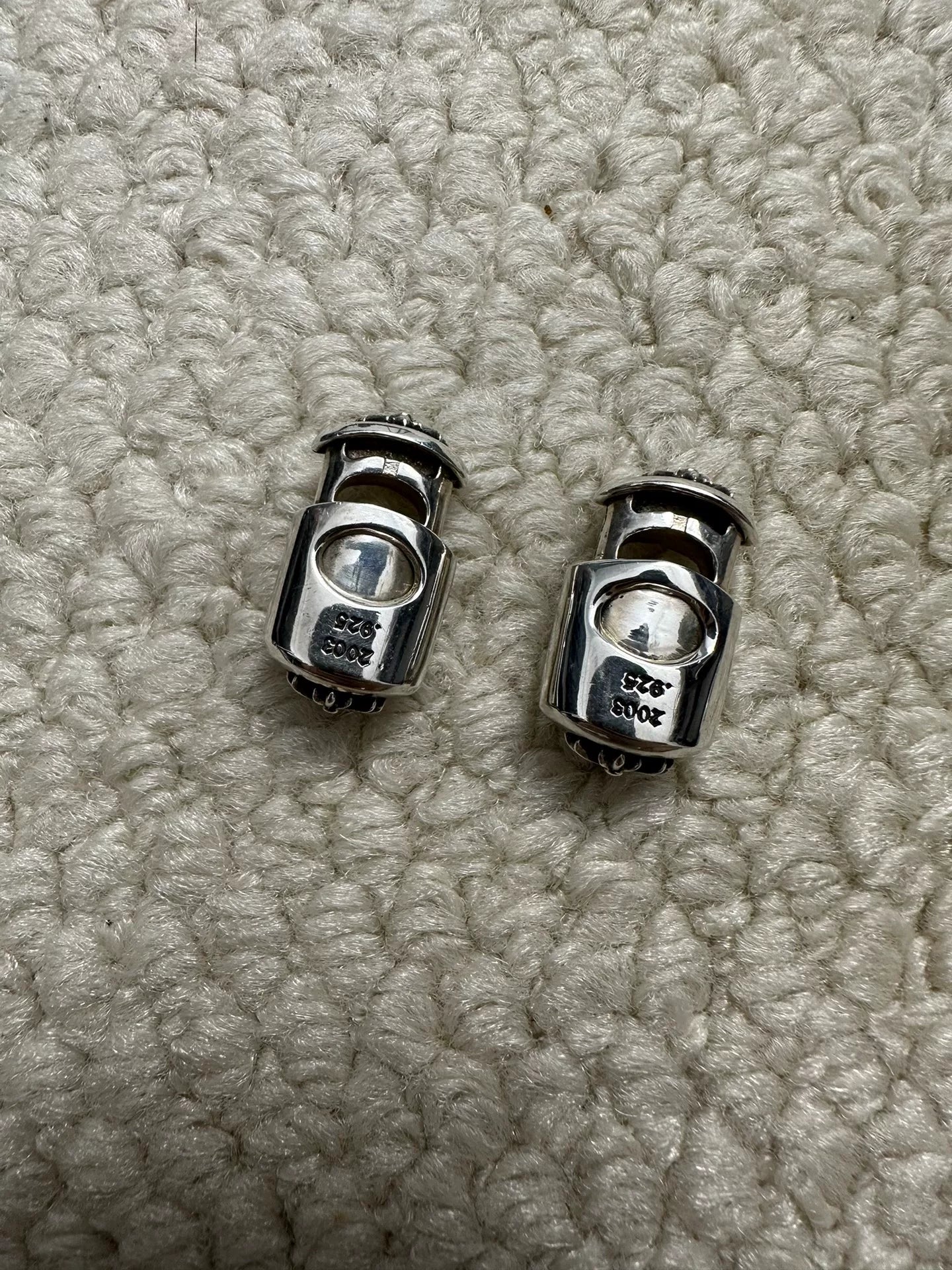 Chrome Hearts Shoelace Buckles Pair