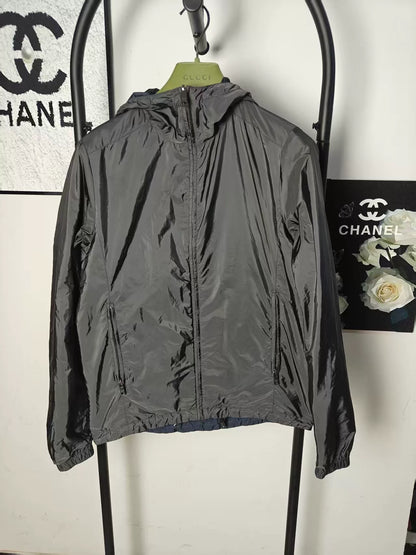 Prada Reversible Cotton Jacket with Logo