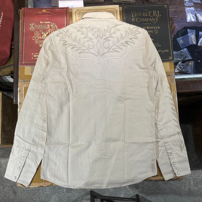 embroidered long-sleeve shirt by ralph lauren