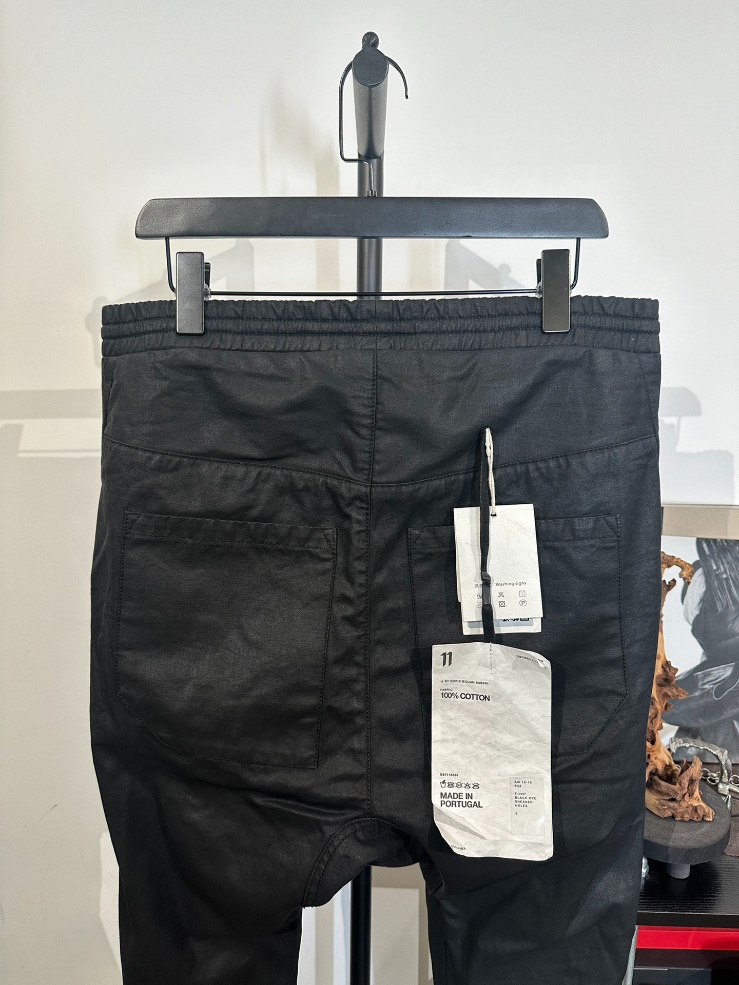 Boris Bidjan Saberi 11by BBS Waxed Straight Pants