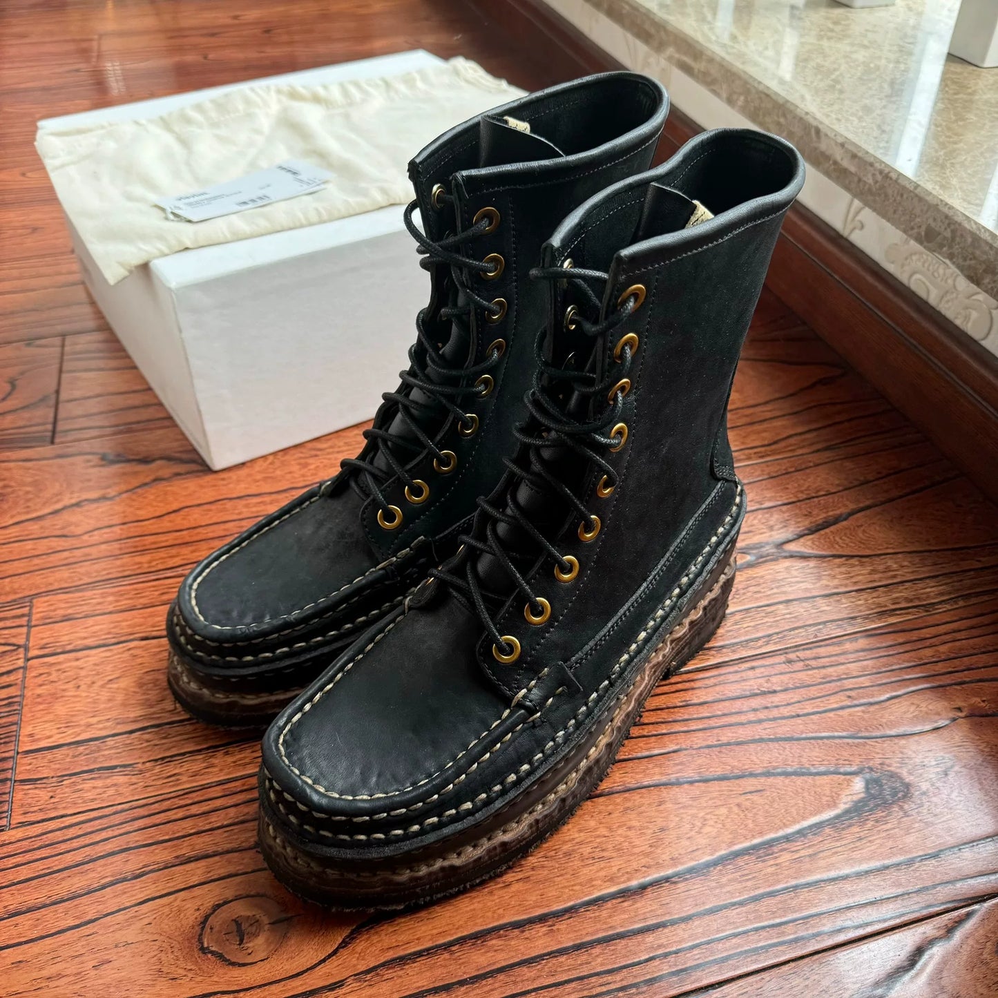 Visvim GRIZZLY CAMPER HI-FOLK Boot