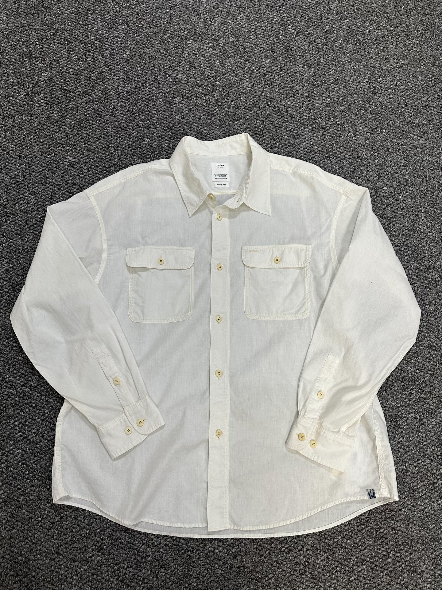 visvim Langer Chambray White Shirt