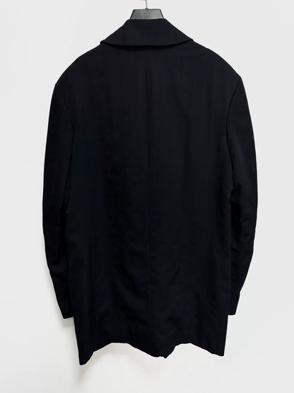 yohji yamamoto 93aw striped collar jacket